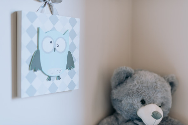 Miś oraz sowa - ozdobne detale