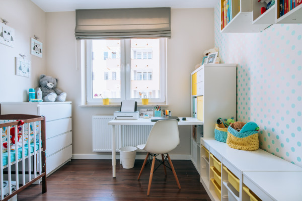 Widok z oknem w pokoiku