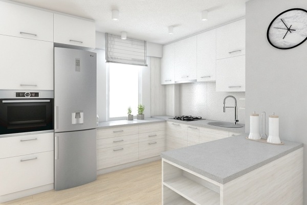 Wizualizacja - kuchnia otwarta